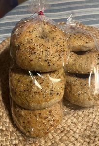 Sourdough bagels
