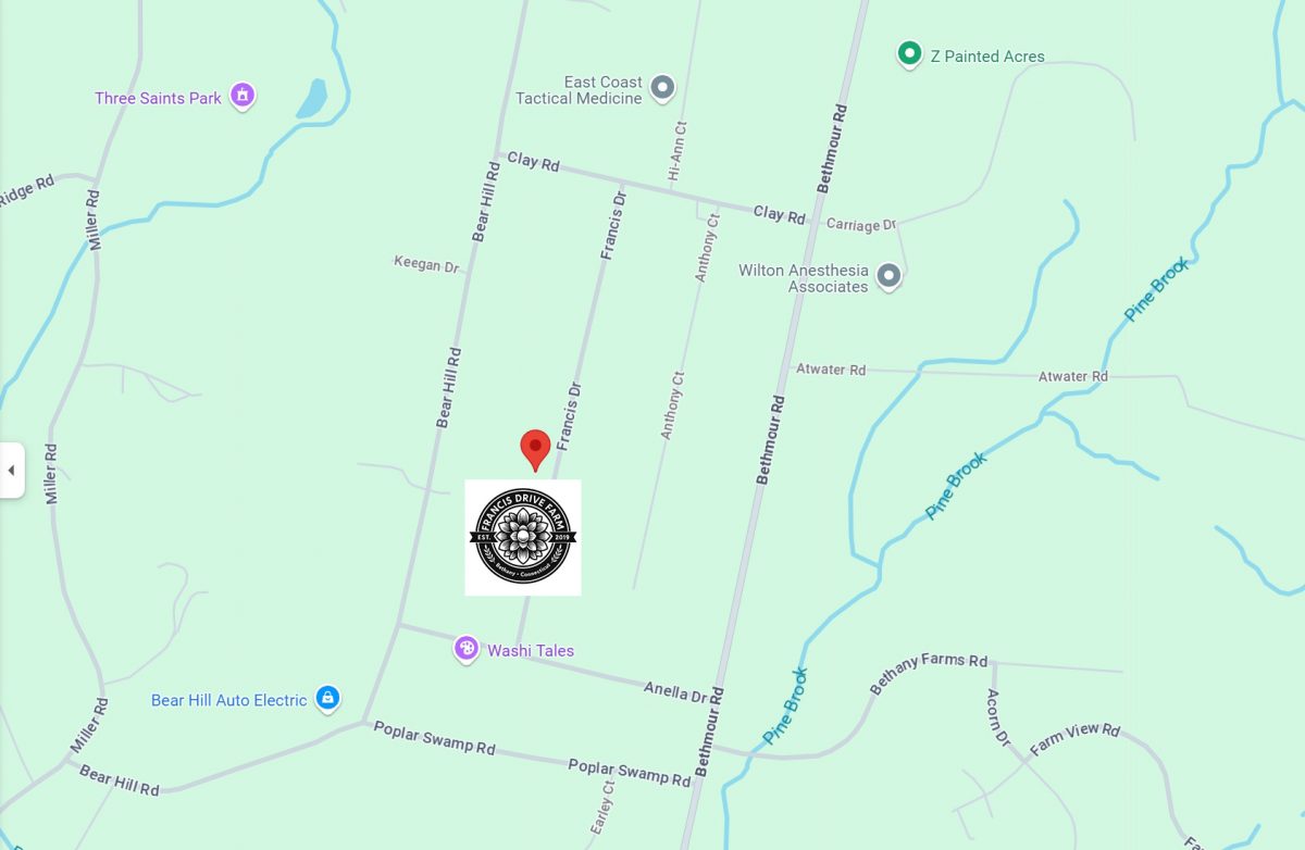 Francis Drive Farmw_map Francis Drive Farm map