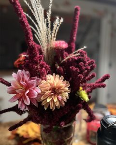 Fresh flowers from the farm