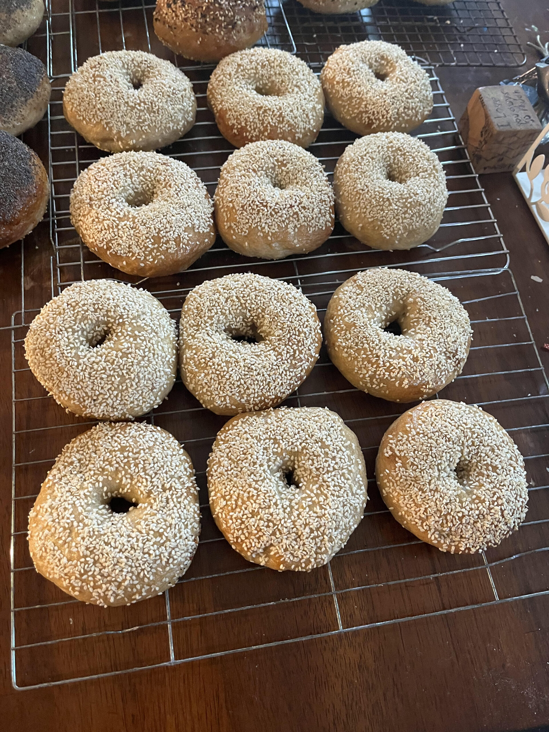 sesame bagels