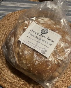 Sourdough bread loaf